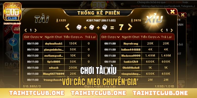 Tài Xỉu Chơi tài xỉu với các mẹo chuyên gia