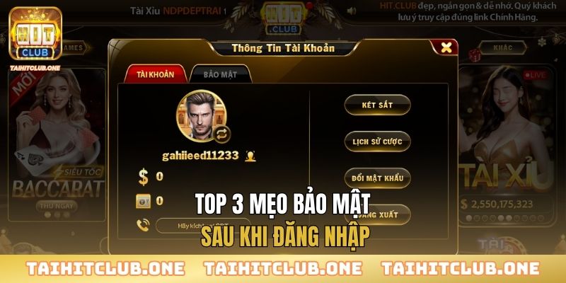 Đăng Nhập Top 3 mẹo bảo mật sau khi đăng nhập