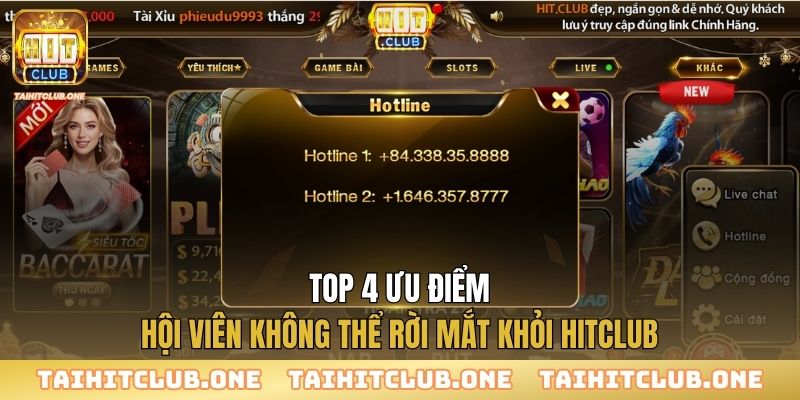 Trang Chủ Top 4 ưu điểm hội viên không thể rời mắt khỏi Hitclub