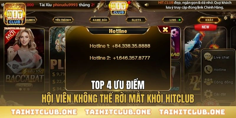 Hit Club - Trang chủ chính thức mới nhất HitClub.com | Tải HitClub APK/IOS Top 4 ưu điểm hội viên không thể rời mắt khỏi Hitclub